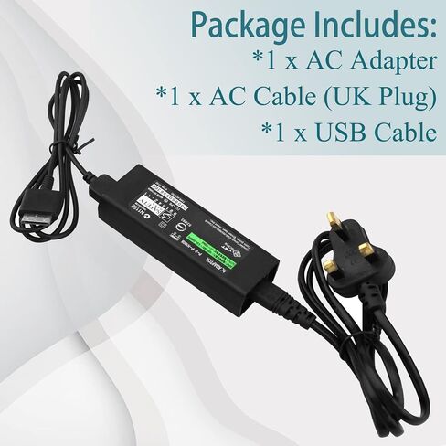 OSTENT US AC Adapter Power Wall Home Charger Cable for Sony PSP GO PSP-N1000 Console in Kuwait