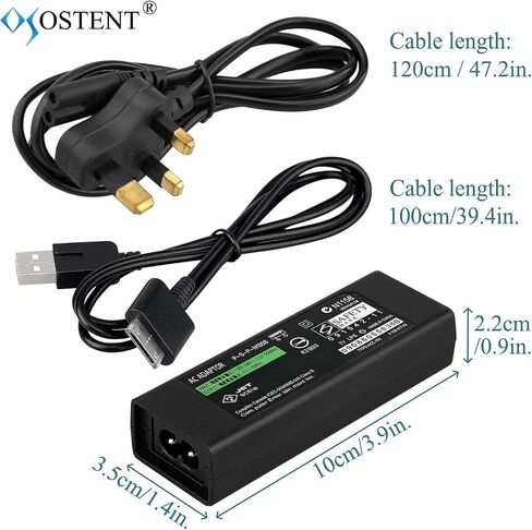 OSTENT US AC Adapter Power Wall Home Charger Cable for Sony PSP GO PSP-N1000 Console in Kuwait