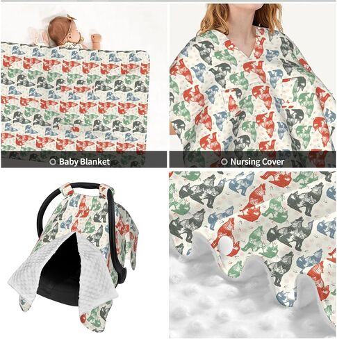 Cars Truck Tractor Baby Car Seat Canopy Nursing Cover for Newborn Car Seat Breastfeeding Covers Blanket Newborn Shower Gift in Saudi Arabia