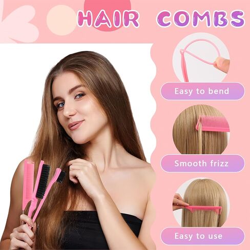 Hair Accessories for Girls, 1350P Colorful Hair Ties Set with 72P Hair Clips, Bobby Pins for Toddlers, Hair Wax Stick, Butterfly Hair Clips for Kids, Hair Barrettes with Hair Comb Set & Organizer Box in Kuwait