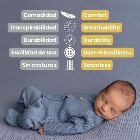 Newborn Girl Boy Clothes, 100% Organic Cotton, Knitted, Seamless, Soft and Breathable Baby Clothing in Kuwait