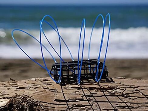AirFly Crab Bait Small Cage for Crab Loops, Traps, Pots, Hoop Nets, Weighted Vinyl-Coated Wire, 4"x2"x1" in Saudi Arabia