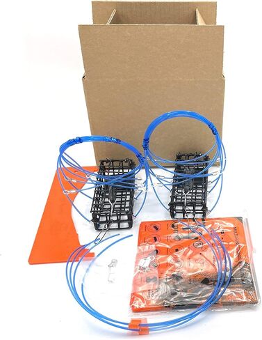 AirFly Crab Bait Small Cage for Crab Loops, Traps, Pots, Hoop Nets, Weighted Vinyl-Coated Wire, 4"x2"x1" in Saudi Arabia