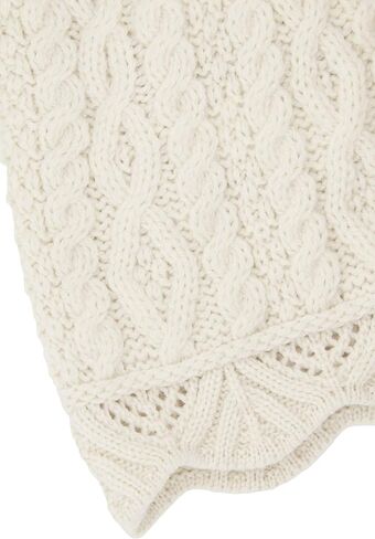 Aran Crafts Baby Traditional Irish Lace Stitch Hooded Sweater (100% Merino Wool) in Saudi Arabia