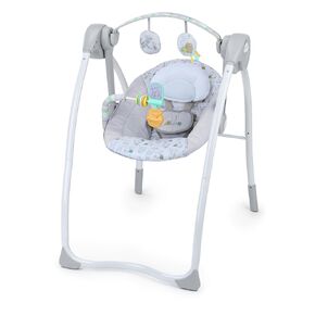 Bright Starts Disney Baby Winnie The Pooh Milestone Swing, Classic Pals, Foldable Design with Toys & Melodies, Unisex, Newborn+ (6 20 lbs)