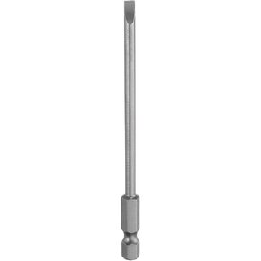 HARFINGTON SL5 Magnetic SLotted Screwdriver Bits 5mm S2 Steel Flat Head Screwdriver Bit 1/4" Hex Shank Industrial Grade Screw Driver Drill Bits 100mm (3.9") Long for Screws