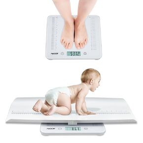 Digital Baby Scale, 4-in-1 Body Scale for Weighing up to 440 lb, Multifunctional Infant Scale,Pet Scale for Kitty and Puppy, Removable Scale with Hold Function
