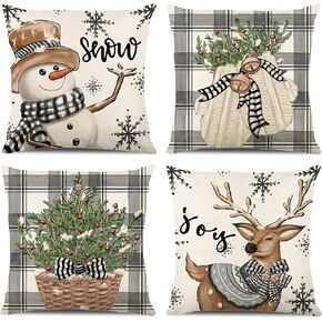 ONFAON Grandpa Gifts,Grandpa's Spot Throw Pillow Covers 18x18 Inch,Put Phone Glasses and Remote Control Pillowcase,Birthday Christmas Thanksgiving Day Gifts for Grandpa Stepdad,3-Pocket