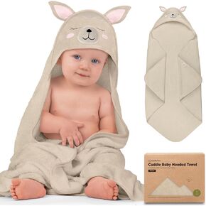 KeaBabies Baby Hooded Towel - Viscose Derived from Bamboo Baby Towel, Toddler Bath Towel, Infant Towels, Large Hooded Towel, Organic Baby Towels with Hood for Girls, Babies, Newborn Boys(Triceratops) in Kuwait