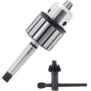Drill Chuck JESTUOUS JT6 Key Type 5/8 Inch(1-16mm) with MT2 Morse Taper Arbor Heavy Duty Chucks