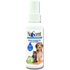 No Scent Pet Fur Odor Spray & Rinseless Cleaner for Dog, Cat, Hamster, Small Animal & Furry Pets (8 Fl Oz / 237 mL)