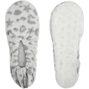 Brookstone Plush Footies - Slippers with Memory Foam Insole - Ultra-Soft Sherpa Footies for Indoor Wear, Non-Skid Sole, One-Size-Fits-Most, Machine Washable Slippers for Women in Kuwait
