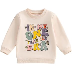 Canis In My One-Six Years Old Era Toddler Baby Girls Birthday Sweatshirt 1st 2nd 3rd 4th 5th 6th Birthday Outfit Shirt
