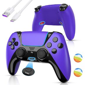 Controller for PS4 Controller, PC Controller Compatible with PS4/Slim/Pro/Steam/PC/Tesla/TV, Gamepad for PlayStation 4 Controller with 2 Back Paddles