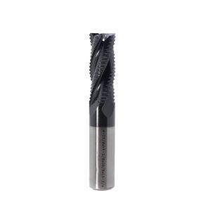 Roughing End Mill JESTUOUS HSS Square Nose 4 Flute Fine Tooth Bit 5/8" Shank Dia. 1-5/8" Flute Length for Milling Metal Steels,1 Piece