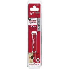 MILWAUKEE'S 49-56-0511 1/2" Diamond One-Piece Hole Saw, Red