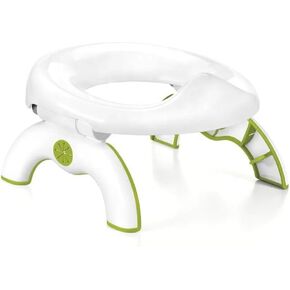 2-in 1 Go Portable Folding Travel Potty Training Seat for Toddlers and Kids with Disposable Bags