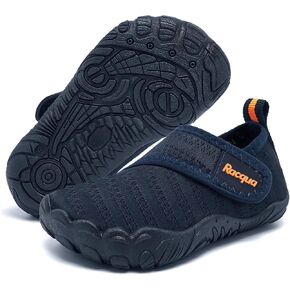 Racqua Toddler Boys Girls Water Shoes Quick-Dry Aqua Non-Slip Beach Pool Shoes Barefoot Breathable Lightweight Outdoor Sports Swim Shoes(Baby/Toddler)