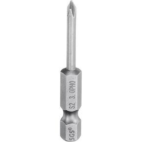 HARFINGTON #1 Phillips Screwdriver Bit PH1 1/4" Hex Shank 2" (50mm) Long Magnetic S2 Steel Industrial Grade Screw Driver Bit Cross Head Electric Drill Bits 0.236" (6mm) Rod