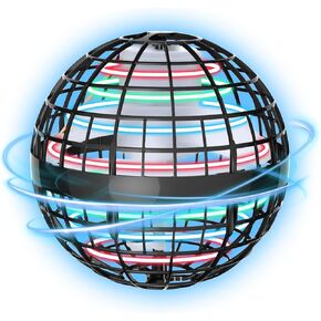 2024 Flying Orb Ball Toy - Galaxy Ball Flying Space Orb - Magic Cool Boomerang Ball Hover Ball with RGB Light - Floating Ball Soaring Mini Drone Gift for Boys Girls Kids Adults - (Blue)