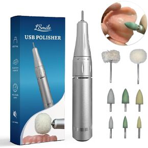 USB Polishing Machine, Edge Correction and After Repair, Cleaner, Kit with 9 Polishing Heads.