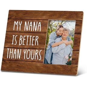 SRADMO My Uncle is Better Than Yours Picture Frame,Best Uncle Gifts 10×8 inch Wooden Tabletop Photo Frame for Father's Day Birthday,Uncle Gifts from Niece Nephew,Thank You Gifts for Uncle