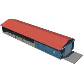 Pole Barns - Shed Plans DIY Outdoor Storage Shed Building Plan 30' Build Your Own