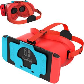 MVPTGRS VR Headset for Original Nintendo Switch & Switch OLED Model Upgraded, Virtual Reality Glasses with Adjustable HD Lenses and Comfortable Head Strap, Labo Kit, 4D Goggles