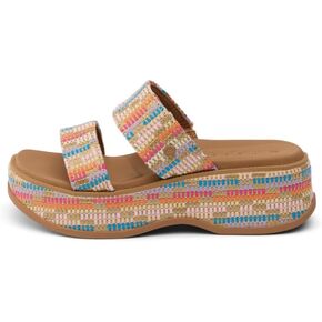 REEF Lofty Lux Hi Womens Fashion Platform Sandal, Soft Molded Footbed