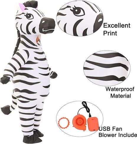 Pig Inflatable Costume Pink Pig Costume Fancy Dress Jumpsuit for Party Pig Blow Up Suit Xmas Costumes for Women in Saudi Arabia