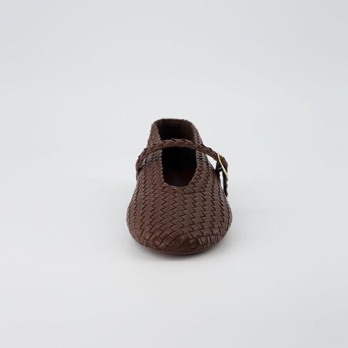 CUSHIONAIRE Bistro Mary Jane Flats for Women, Woven Ballet Flats Shoes with Strap and Memory Foam for All-Day Comfort in Saudi Arabia