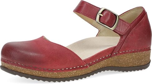 Dansko Mae Mary Jane for Women - Dual-Density Cork/EVA Midsole and Lightweight Rubber Outsole Provide Durable and Comfortable Ride on Patented Stapled Construction in Kuwait