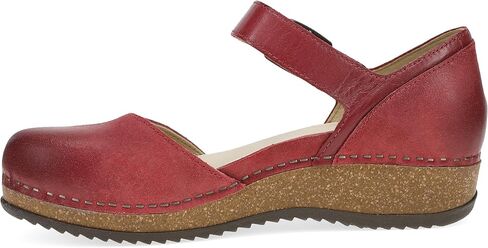 Dansko Mae Mary Jane for Women - Dual-Density Cork/EVA Midsole and Lightweight Rubber Outsole Provide Durable and Comfortable Ride on Patented Stapled Construction in Kuwait