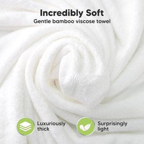 KeaBabies Hooded Baby Towel for Newborn, Baby Bath Towels (Duck, 35x35) | Viscose Derived from Bamboo, Large Baby Towels with Hood, Boys, Girls, Toddler, Soft Absorbent Baby Bath Essentials in Saudi Arabia