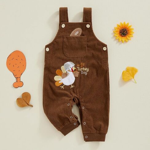 Infant Boy Girl Overalls Gender Neutral Baby Solid Color Clothes Suspender Pants in Saudi Arabia