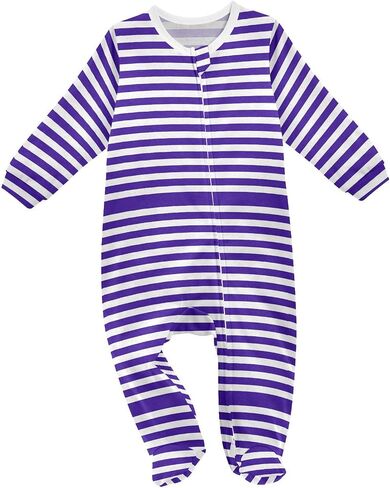 Dussdil Baby قطعة واحدة من ملابس القدم لحديثي الولادة، بيجامة قطنية للقدمين للنوم واللعب للأولاد والبنات in Kuwait