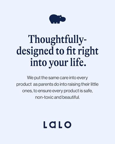 Lalo Bath Rinse Cup - Handle for Easy Grip, Tear-Free Baby Bathing, Flexible Lip, Non-Toxic, Soft Edge, Lightweight Bath Cup For Rinsing Hair and Body - Coconut in Kuwait