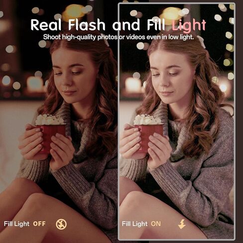 كاميرا رقمية UHD 4K، كاميرا تسجيل فيديو، ضبط تلقائي للصورة، 64 ميجابكسل 18X تكبير رقمي، بطاقة 32 جيجابايت، كاميرا مدمجة مضادة للاهتزاز، كاميرا للمراهقين والبالغين المبتدئين، صبي فتاة، وردي in Kuwait