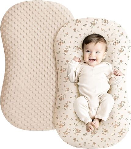 غطاء أريكة للأطفال من كونسي مينكي، عبوة من قطعتين، غطاء أريكة ناعم ومسامي لحديثي الولادة للفتيات والأولاد، يغطي فقط in Kuwait