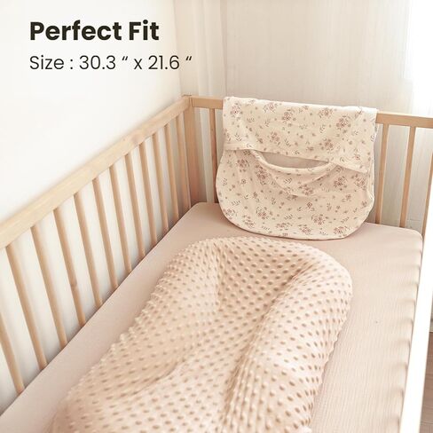 غطاء أريكة للأطفال من كونسي مينكي، عبوة من قطعتين، غطاء أريكة ناعم ومسامي لحديثي الولادة للفتيات والأولاد، يغطي فقط in Kuwait