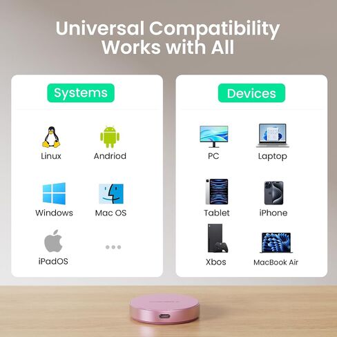 2TB Magnetic Portable SSD, External Solid State Drive with Type-C USB 3.2 Gen 2x2, Speeds Up to 2000MB/s, Compact & Durable, Ideal for Content Creators, Professionals, Gamers, White in Saudi Arabia