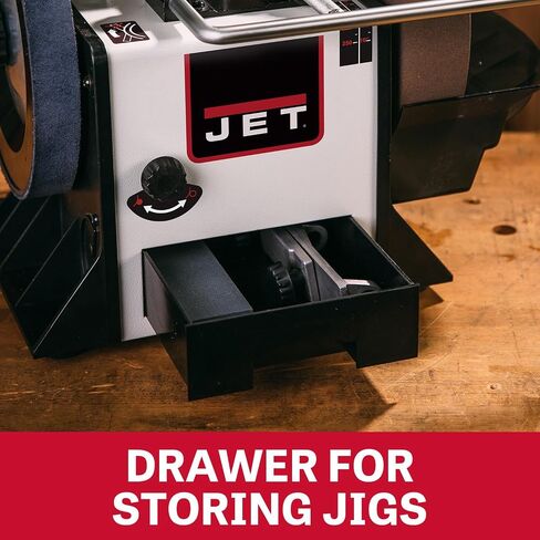 مبراة رطبة متغيرة السرعة مقاس 10 بوصات من JET، 150 دورة في الدقيقة، 120 فولت 1Ph (موديل JWS-10) in Kuwait