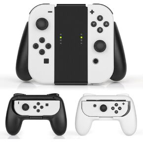 JoyHood Grips Compatible with Switch Joy Con/Switch OLED - Ergonomic Hand Grip Controller Handle Kit, 3 Pack