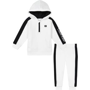 Calvin Klein baby-boys 2pc Zip Front Jog Set