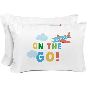 Sunny Side Up Rainbow Unicorns 2 Pack Reversible Pillowcases - Double Sided Pillow Covers, Kids Super Soft Floral Bedding