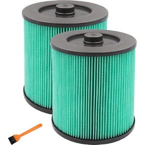 17912 & 9-17912 HEPA Vacuum Filter Compatible with Craftsman, Filter No.9-17912 fits 5, 6,8,9,12,14,16 and 32 gal vacs or larger made after 1988