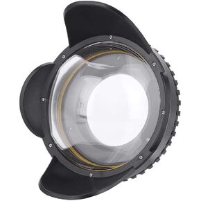 Sea Frogs 67mm Fisheye Wide Angle Lens Shade - 60m Waterproof Underwater Camera Housing Case - Optical Glass Anti-Reflective Coating - Suitable for DSLR and Mirrorless Cameras