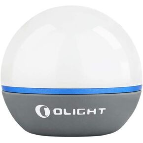 OLIGHT Obulb 55 Lumens 4-Mode Orb Light Night Lights MCC مصباح بجانب السرير قابل لإعادة الشحن مع قاعدة مغناطيسية لديكور المنزل، والحضانة، والتخييم، والمشي لمسافات طويلة (رمادي) in Kuwait