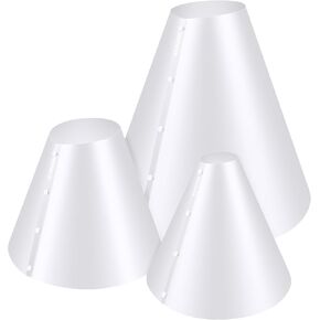 NEEWER 3 Pack Light Cone Photography Lighting Diffusers (14"/15"/20"), PC Cone 360° Light Diffusion for Reflective Objects Photoshoot, Alternative for Jewelry Product Photography Photo Box, NK001