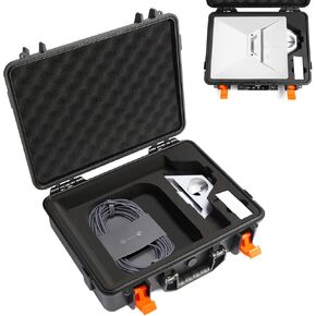Sturdy Starlink Mini Case,Precision Cut Foam Protects Starlink Mini Accessories,Ideal for RV Travel & Outdoor Use